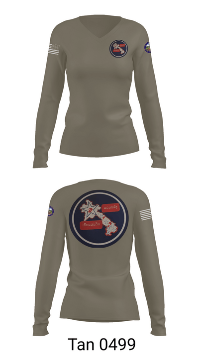 saul 56385781 Women's Long Sleeve V-neck Shirt - 73