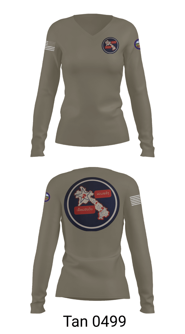 Womens Long Sleeve Vneck Shirt, saul, , Teamtime, Team time, sublimation, custom sports apparel, team uniforms, spirit wear, spiritwear, sports uniforms, custom shirts, team store, custom team store, fundraiser sports, apparel fundraiser