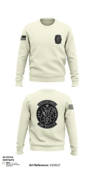 Crew Neck Sweatshirt, 209th SOCES, , Teamtime, Team time, sublimation, custom sports apparel, team uniforms, spirit wear, spiritwear, sports uniforms, custom shirts, team store, custom team store, fundraiser sports, apparel fundraiser