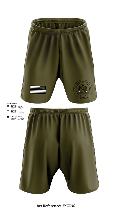 Athletic Shorts With Pockets, B.N.R.A, Army, Teamtime, Team time, sublimation, custom sports apparel, team uniforms, spirit wear, spiritwear, sports uniforms, custom shirts, team store, custom team store, fundraiser sports, apparel fundraiser