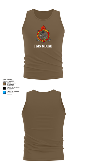 Tank Top, FMS Moore, Army, Teamtime, Team time, sublimation, custom sports apparel, team uniforms, spirit wear, spiritwear, sports uniforms, custom shirts, team store, custom team store, fundraiser sports, apparel fundraiser