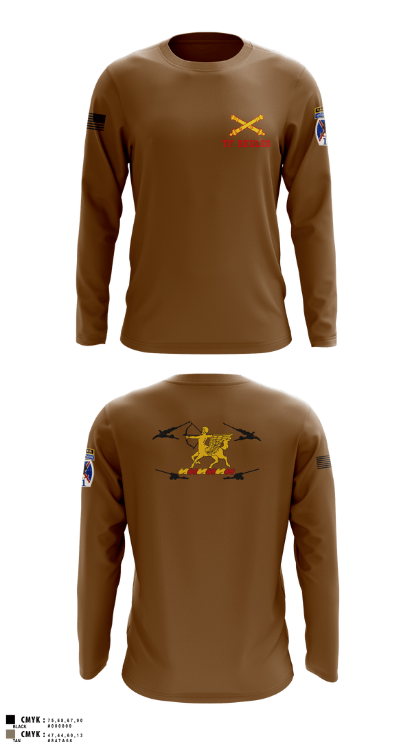 Long Sleeve Performance Shirt, 3-6 FA, Army, Teamtime, Team time, sublimation, custom sports apparel, team uniforms, spirit wear, spiritwear, sports uniforms, custom shirts, team store, custom team store, fundraiser sports, apparel fundraiser
