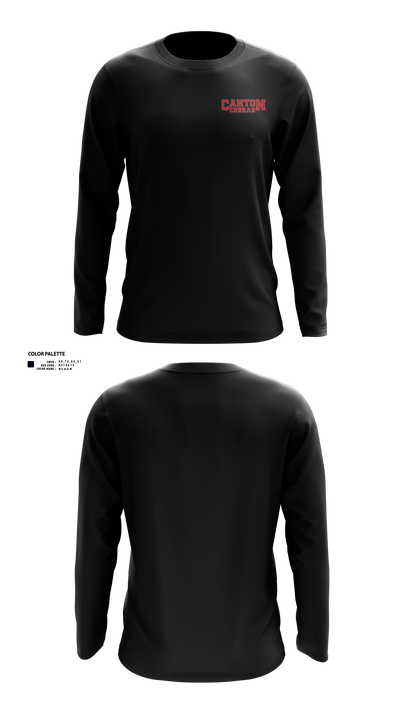 Canton Bowling 4573823 Long Sleeve Performance Shirt 51
