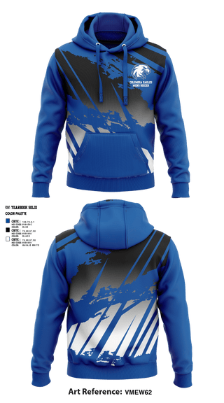 Hoodie, Columbia Eagles, Men's Soccer, Teamtime, Team time, sublimation, custom sports apparel, team uniforms, spirit wear, spiritwear, sports uniforms, custom shirts, team store, custom team store, fundraiser sports, apparel fundraiser