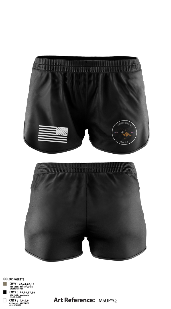 Ranger Panties, Kontrolled Kaos, , Teamtime, Team time, sublimation, custom sports apparel, team uniforms, spirit wear, spiritwear, sports uniforms, custom shirts, team store, custom team store, fundraiser sports, apparel fundraiser