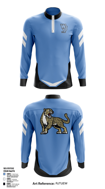 West Jordan High School Golf 27637623 Quarter Zip Jacket - 1