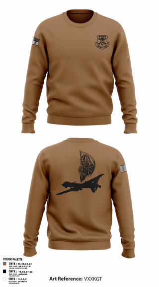 Crew Neck Sweatshirt, 12th AMU, Air Force, Teamtime, Team time, sublimation, custom sports apparel, team uniforms, spirit wear, spiritwear, sports uniforms, custom shirts, team store, custom team store, fundraiser sports, apparel fundraiser