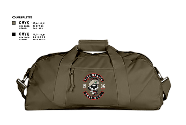 Duffle Bag, Green Beret, Space Force, Teamtime, Team time, sublimation, custom sports apparel, team uniforms, spirit wear, spiritwear, sports uniforms, custom shirts, team store, custom team store, fundraiser sports, apparel fundraiser