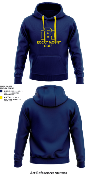 Hoodie, Rocky Mount High School Golf, Golf, Teamtime, Team time, sublimation, custom sports apparel, team uniforms, spirit wear, spiritwear, sports uniforms, custom shirts, team store, custom team store, fundraiser sports, apparel fundraiser