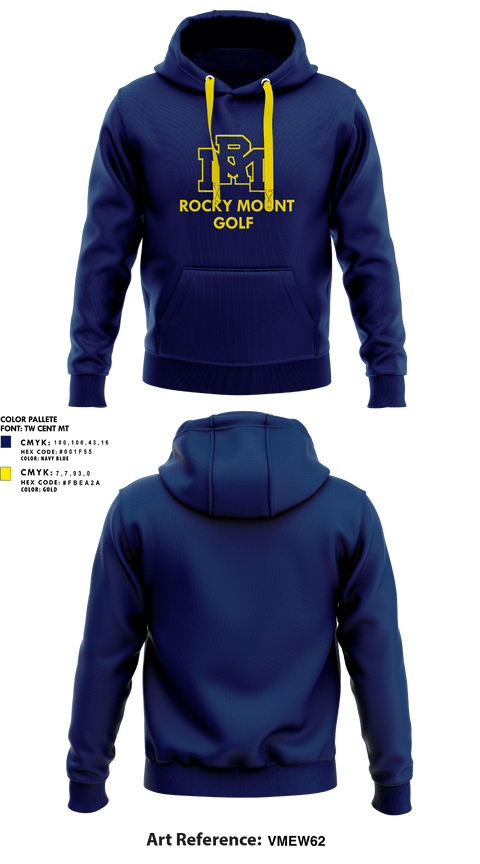 Hoodie, Rocky Mount High School Golf, Golf, Teamtime, Team time, sublimation, custom sports apparel, team uniforms, spirit wear, spiritwear, sports uniforms, custom shirts, team store, custom team store, fundraiser sports, apparel fundraiser