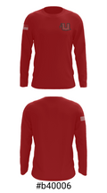 Uintah High School Lacrosse 374036 Long Sleeve Performance Shirt - 18