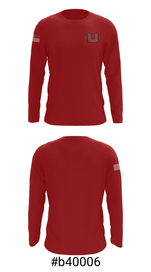 Long Sleeve Performance Shirt, Uintah High School Lacrosse, Women's Lacrosse, Teamtime, Team time, sublimation, custom sports apparel, team uniforms, spirit wear, spiritwear, sports uniforms, custom shirts, team store, custom team store, fundraiser sports, apparel fundraiser
