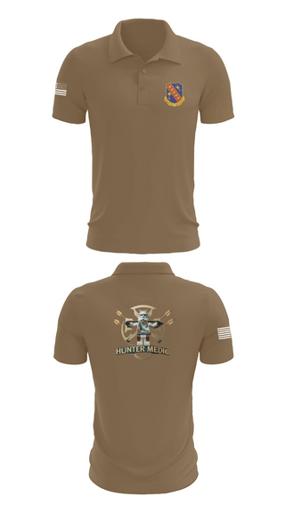 Short Sleeve Performance Polo, 1-148th HHB Medics, , Teamtime, Team time, sublimation, custom sports apparel, team uniforms, spirit wear, spiritwear, sports uniforms, custom shirts, team store, custom team store, fundraiser sports, apparel fundraiser