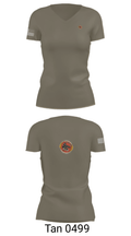 Fury company 68033597 Women's Short Sleeve V-neck Shirt - 68