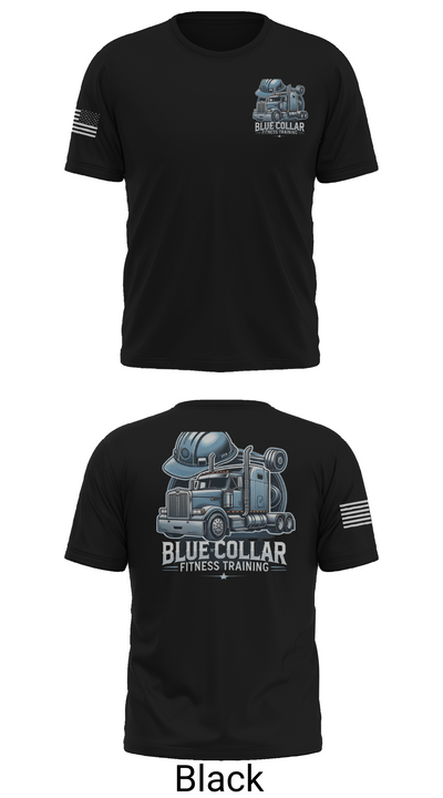 Blue Collar Fitness Training 11348288 Old School Cotton Feel Shirt - 29