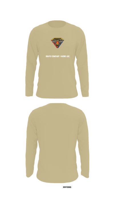 Bravo Company  642nd ASC 35551187 Long Sleeve Performance Shirt 92