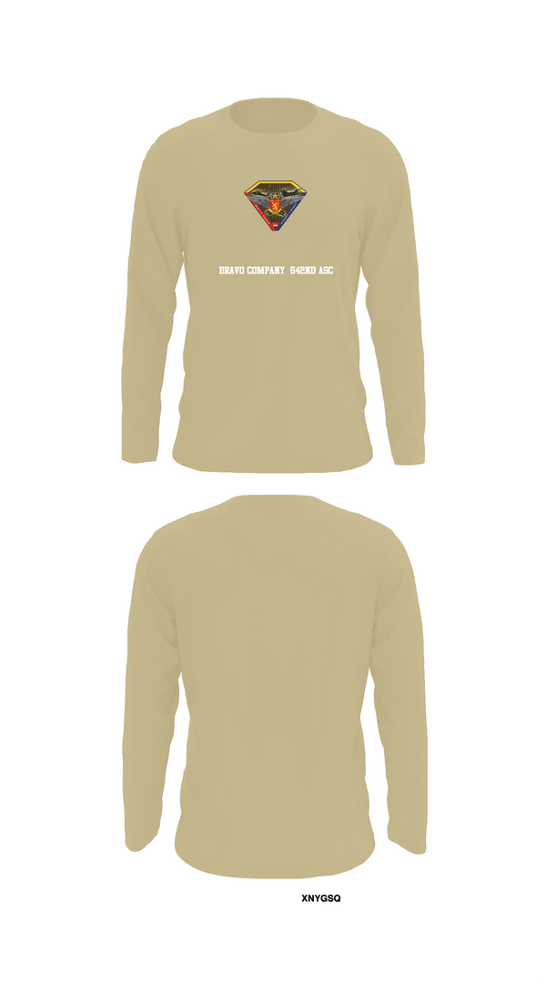 Long Sleeve Performance Shirt, Bravo Company  642nd ASC, , Teamtime, Team time, sublimation, custom sports apparel, team uniforms, spirit wear, spiritwear, sports uniforms, custom shirts, team store, custom team store, fundraiser sports, apparel fundraiser