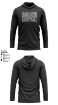 Colorado Lightning Basketball Club 24894382 Long Sleeve Performance Shirt with hood - 3