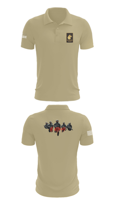 Alpha Company  2-27 48035421 Short Sleeve Performance Polo - 87