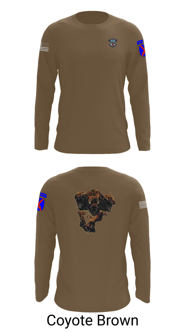 Long Sleeve Performance Shirt, B Co 277 ASB ASES Section, Army, Teamtime, Team time, sublimation, custom sports apparel, team uniforms, spirit wear, spiritwear, sports uniforms, custom shirts, team store, custom team store, fundraiser sports, apparel fundraiser