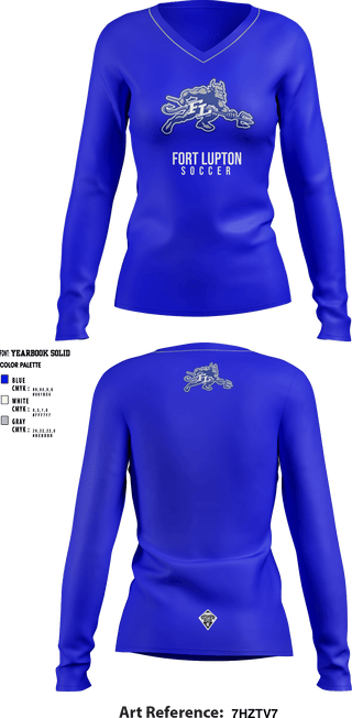 Womens Long Sleeve Vneck Shirt, Thunder Vista MSTeam Fishman, Spirit Store, Teamtime, Team time, sublimation, custom sports apparel, team uniforms, spirit wear, spiritwear, sports uniforms, custom shirts, team store, custom team store, fundraiser sports, apparel fundraiser