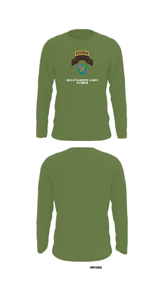 Long Sleeve Performance Shirt, 2nd Battalion 75th Ranger Regiment, , Teamtime, Team time, sublimation, custom sports apparel, team uniforms, spirit wear, spiritwear, sports uniforms, custom shirts, team store, custom team store, fundraiser sports, apparel fundraiser
