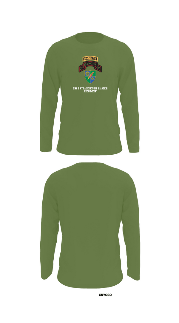 Long Sleeve Performance Shirt, 2nd Battalion 75th Ranger Regiment, , Teamtime, Team time, sublimation, custom sports apparel, team uniforms, spirit wear, spiritwear, sports uniforms, custom shirts, team store, custom team store, fundraiser sports, apparel fundraiser