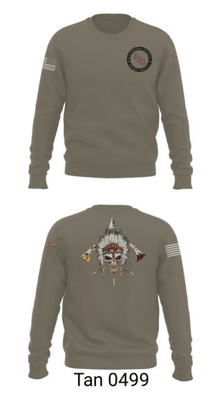 Crew Neck Sweatshirt, Seminole Battalion, Army, Teamtime, Team time, sublimation, custom sports apparel, team uniforms, spirit wear, spiritwear, sports uniforms, custom shirts, team store, custom team store, fundraiser sports, apparel fundraiser