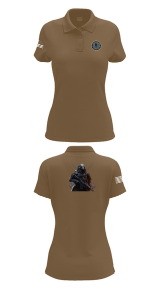 Women's Short Sleeve Performance Polo, Center for Security Forces Detachment Chesapeake, Navy, Teamtime, Team time, sublimation, custom sports apparel, team uniforms, spirit wear, spiritwear, sports uniforms, custom shirts, team store, custom team store, fundraiser sports, apparel fundraiser