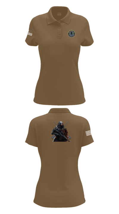 Center for Security Forces Detachment Chesapeake 88189039 Women's Short Sleeve Performance Polo  - 14