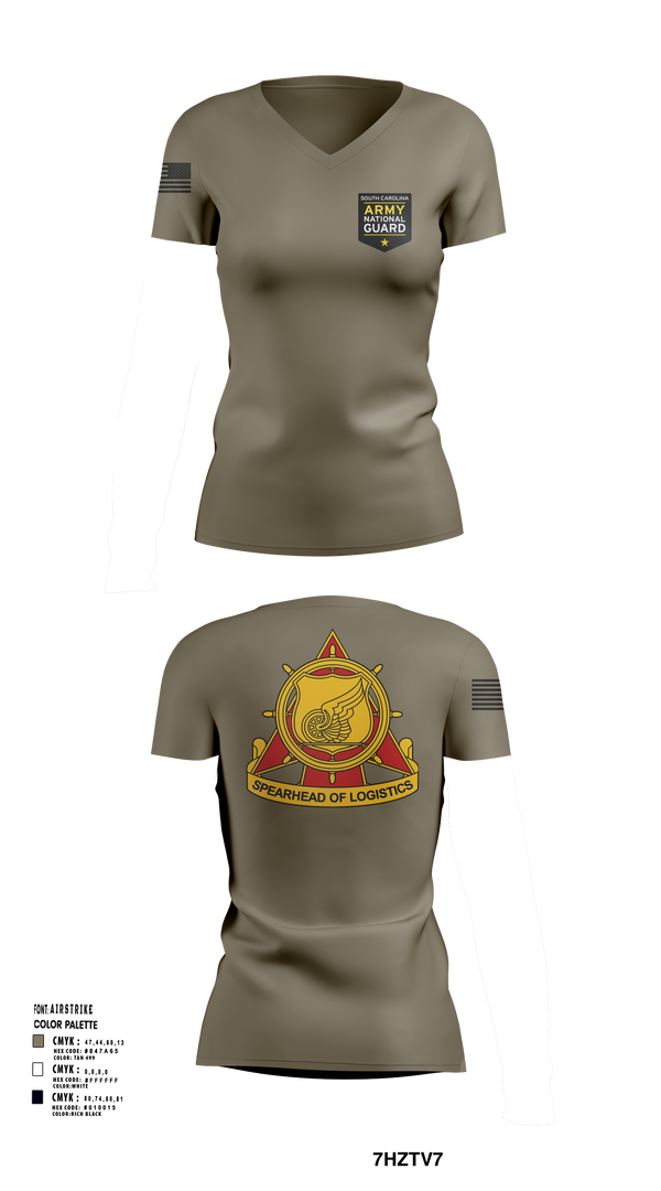 Womens Short Sleeve Vneck Shirt, SOUTH CAROLINA ARMY NATIONAL GUARD, National Guard, Teamtime, Team time, sublimation, custom sports apparel, team uniforms, spirit wear, spiritwear, sports uniforms, custom shirts, team store, custom team store, fundraiser sports, apparel fundraiser