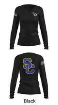 St Charles Catholic High School Football 90732399 Women's Long Sleeve V-neck Shirt - 35