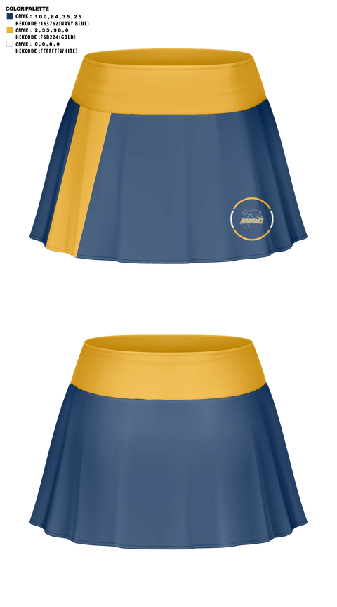 Skort, Wren Middle School Cheer, Cheer, Teamtime, Team time, sublimation, custom sports apparel, team uniforms, spirit wear, spiritwear, sports uniforms, custom shirts, team store, custom team store, fundraiser sports, apparel fundraiser