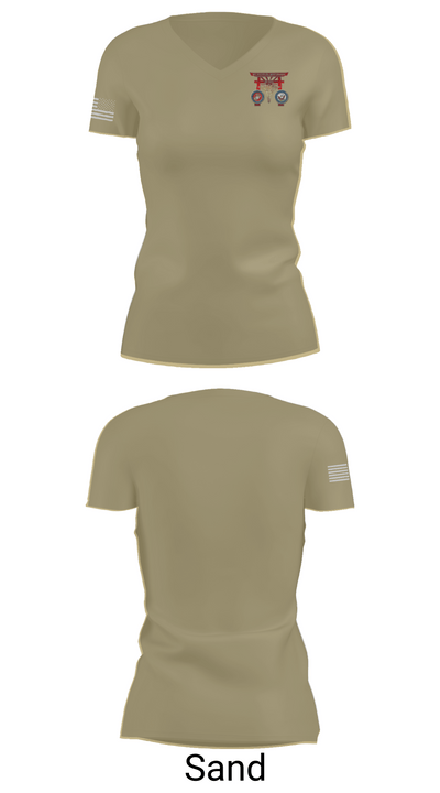 3D MEDICAL BATTALION 96077173 Women's Short Sleeve V-neck Shirt - 88