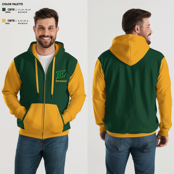 Zip Hoodie, DC Everest Youth Baseball League, Baseball, Teamtime, Team time, sublimation, custom sports apparel, team uniforms, spirit wear, spiritwear, sports uniforms, custom shirts, team store, custom team store, fundraiser sports, apparel fundraiser