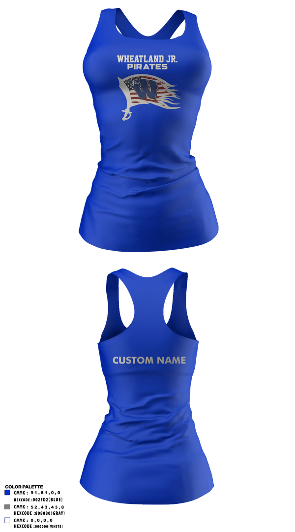 Tank Top, Wheatland youth football and cheer, Football, Teamtime, Team time, sublimation, custom sports apparel, team uniforms, spirit wear, spiritwear, sports uniforms, custom shirts, team store, custom team store, fundraiser sports, apparel fundraiser