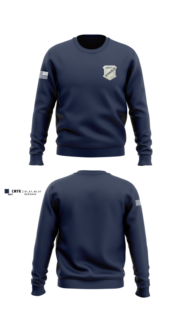 Crew Neck Sweatshirt, Swampscott Police, Police, Teamtime, Team time, sublimation, custom sports apparel, team uniforms, spirit wear, spiritwear, sports uniforms, custom shirts, team store, custom team store, fundraiser sports, apparel fundraiser