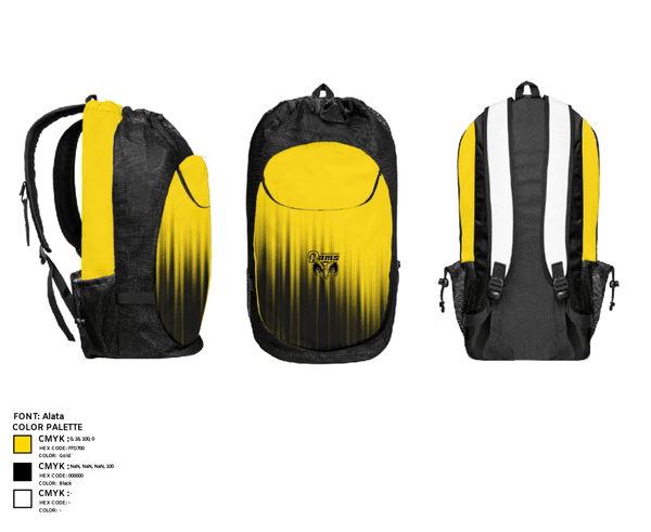 Gear Bag, Randallstown High School Baseball, Baseball, Teamtime, Team time, sublimation, custom sports apparel, team uniforms, spirit wear, spiritwear, sports uniforms, custom shirts, team store, custom team store, fundraiser sports, apparel fundraiser