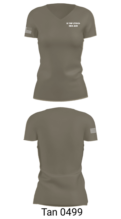 B TRP 278th RES ACR 42302065 Women's Short Sleeve V-neck Shirt - 45