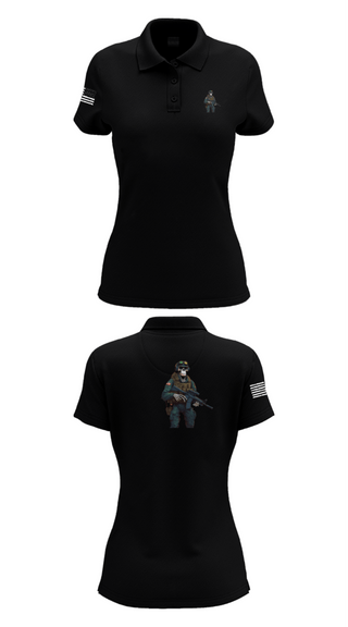 Women's Short Sleeve Performance Polo, 3d lsb, Marines, Teamtime, Team time, sublimation, custom sports apparel, team uniforms, spirit wear, spiritwear, sports uniforms, custom shirts, team store, custom team store, fundraiser sports, apparel fundraiser