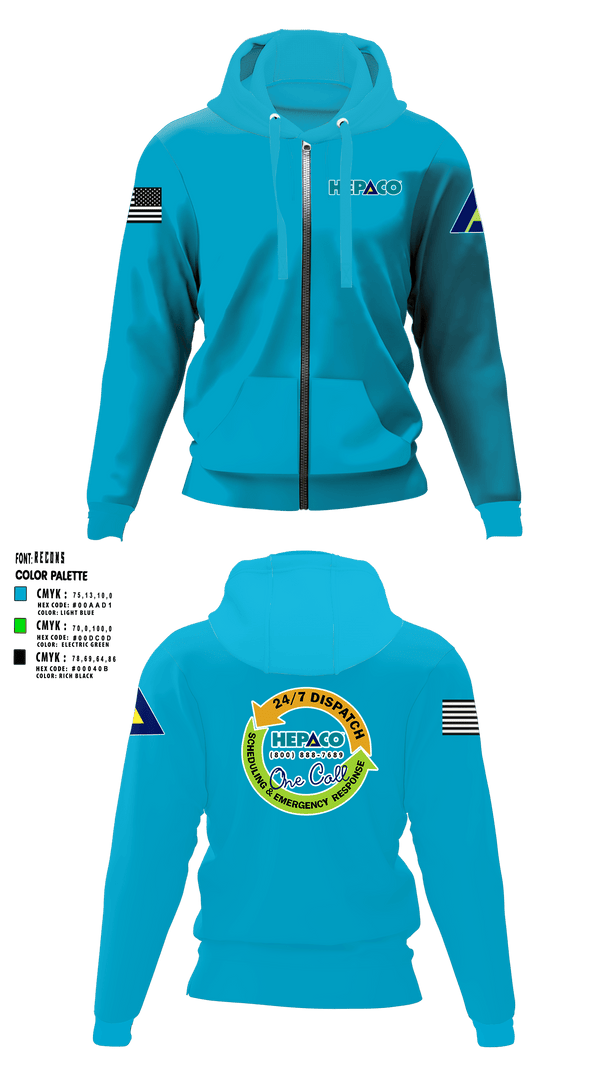 Zip Hoodie, HEPACO Norfolk, Fire Department, Teamtime, Team time, sublimation, custom sports apparel, team uniforms, spirit wear, spiritwear, sports uniforms, custom shirts, team store, custom team store, fundraiser sports, apparel fundraiser
