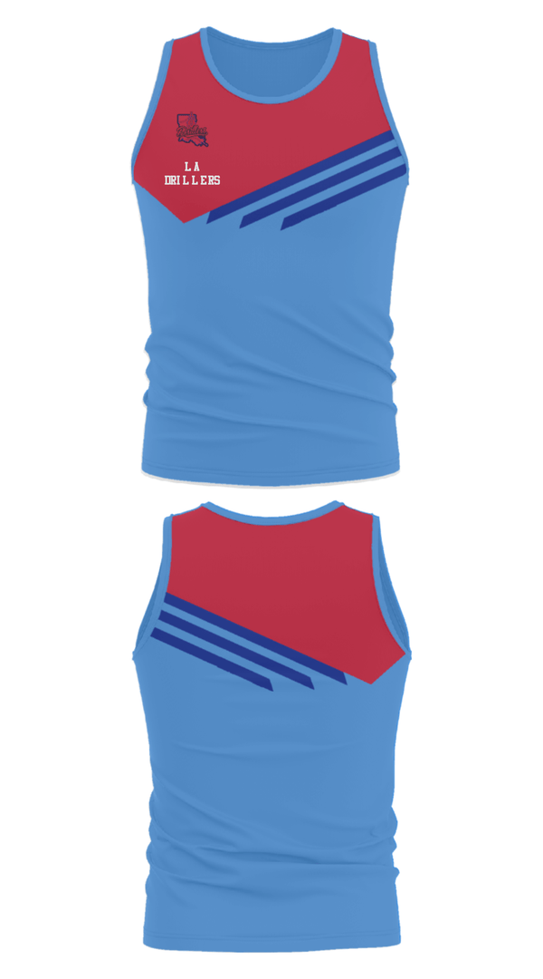 Tank Top, La Drillers, Baseball, Teamtime, Team time, sublimation, custom sports apparel, team uniforms, spirit wear, spiritwear, sports uniforms, custom shirts, team store, custom team store, fundraiser sports, apparel fundraiser