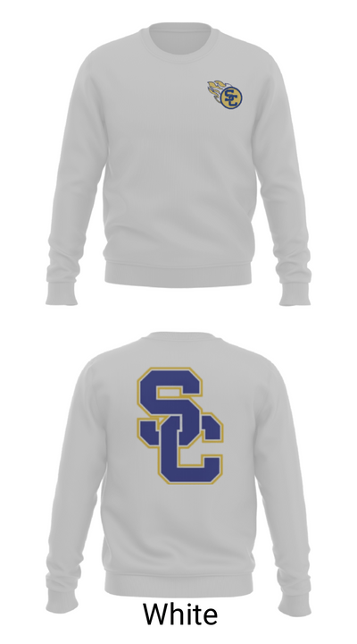 St Charles Catholic High School Football 90732399 Crew Neck Sweatshirt - 2