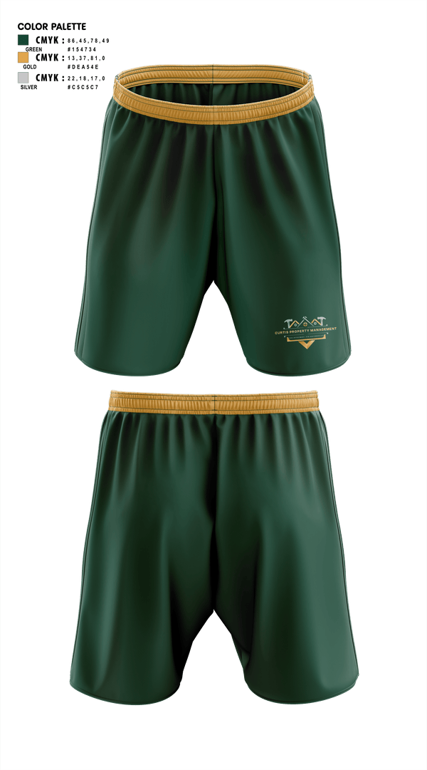 Athletic Shorts With Pockets, Curtis Property Management, , Teamtime, Team time, sublimation, custom sports apparel, team uniforms, spirit wear, spiritwear, sports uniforms, custom shirts, team store, custom team store, fundraiser sports, apparel fundraiser