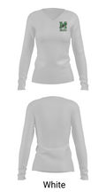 Morristown Central High School Basketball 37598008 Women's Long Sleeve V-neck Shirt - 16