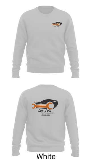 Crew Neck Sweatshirt, Cox Auto, , Teamtime, Team time, sublimation, custom sports apparel, team uniforms, spirit wear, spiritwear, sports uniforms, custom shirts, team store, custom team store, fundraiser sports, apparel fundraiser