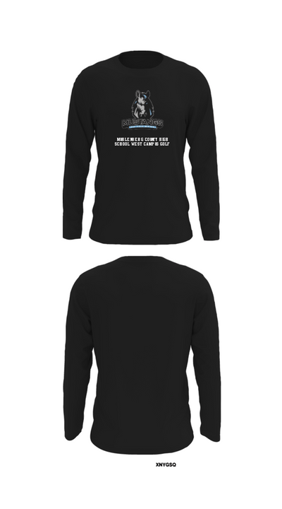 Muhlenberg County High School West Campus Golf 17622206 Long Sleeve Performance Shirt - 27