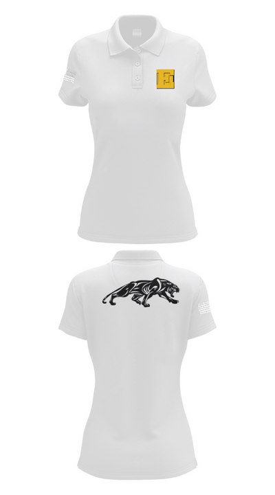 Euclid High School Cheer 49423458 Women's Short Sleeve Performance Polo  - 17