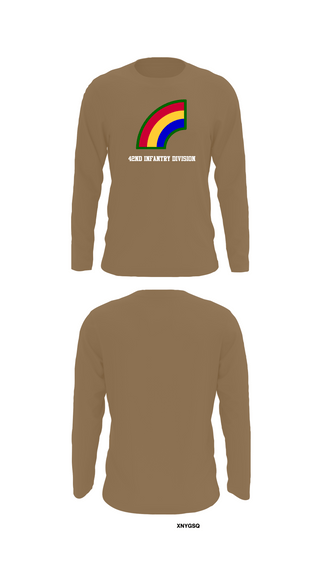 Long Sleeve Performance Shirt, 42ND Infantry Division, Army, Teamtime, Team time, sublimation, custom sports apparel, team uniforms, spirit wear, spiritwear, sports uniforms, custom shirts, team store, custom team store, fundraiser sports, apparel fundraiser