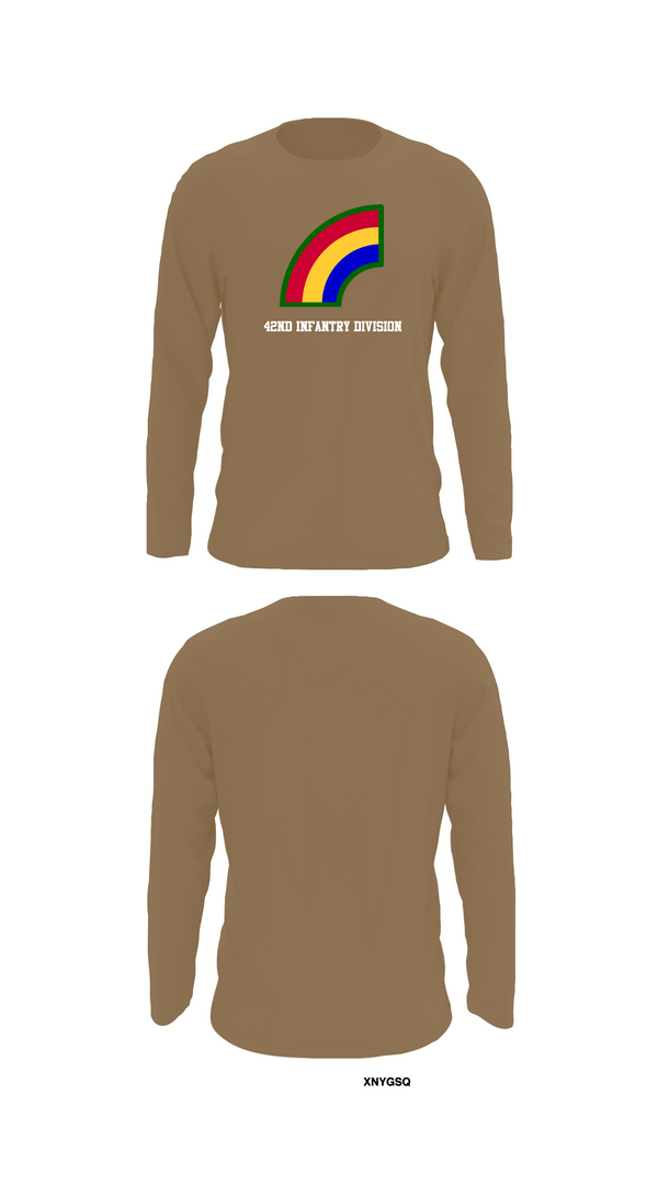 Long Sleeve Performance Shirt, 42ND Infantry Division, Army, Teamtime, Team time, sublimation, custom sports apparel, team uniforms, spirit wear, spiritwear, sports uniforms, custom shirts, team store, custom team store, fundraiser sports, apparel fundraiser